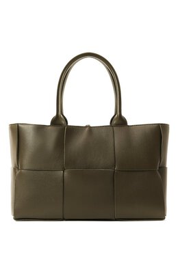 Bottega Veneta: Сумка  Arco Small цвета хаки