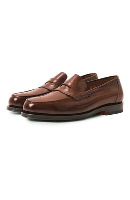 Santoni: Оранжевые туфли 