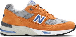 New Balance: Жёлтые кроссовки  991