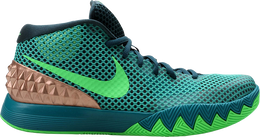 Nike: Зелёные кроссовки  Kyrie 1