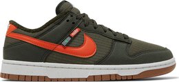 Nike: Зелёные кроссовки  Dunk Low Next Nature