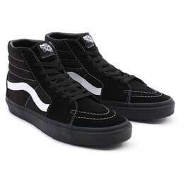 Vans: Чёрные кроссовки  Sk8-Hi