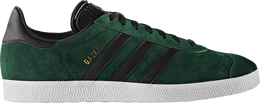 Adidas: Зелёные кроссовки  Gazelle