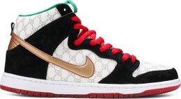 Nike: Чёрные кроссовки  Dunk High