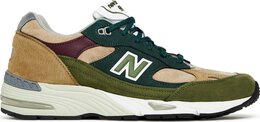 New Balance: Бежевые кроссовки  991