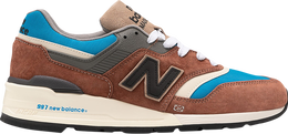 New Balance: Коричневые кроссовки  997