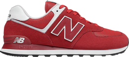 New Balance: Красные кроссовки  574