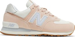 New Balance: Розовые кроссовки  574