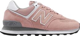 New Balance: Розовые кроссовки  574