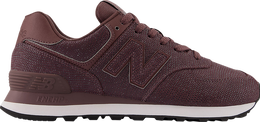 New Balance: Бордовые кроссовки  574