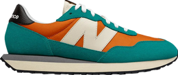 New Balance: Оранжевые кроссовки  237