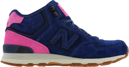 New Balance: Голубые кроссовки  574