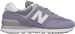 New Balance: Белые кроссовки  574