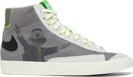 Nike: Серые кроссовки  Blazer Mid