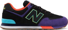 New Balance: Чёрные кроссовки  574