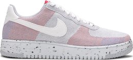 Nike: Серые кроссовки  Air Force 1 Crater Flyknit