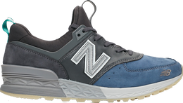 New Balance: Чёрные кроссовки  574