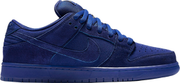 Nike: Голубые кроссовки  Dunk Low Premium SB