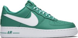 Nike: Зелёные кроссовки  Air Force 1