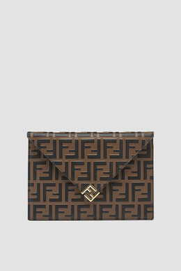 Fendi: Светлый клатч  FF