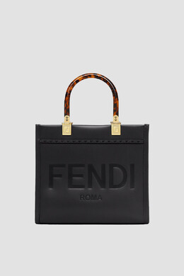 Fendi: Чёрная сумка  Sunshine