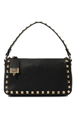 Valentino: Чёрная сумка  Rockstud Small