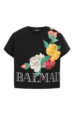 Balmain: Хлопковая футболка 