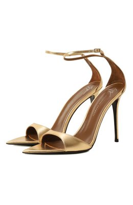 Giuseppe Zanotti Design: Золотые босоножки 