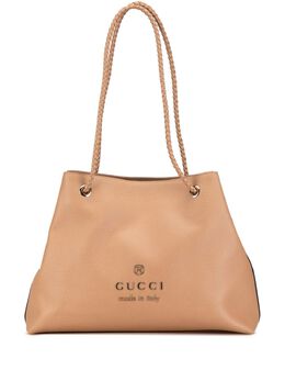 Gucci Pre-Owned: Коричневая сумка-шоппер 