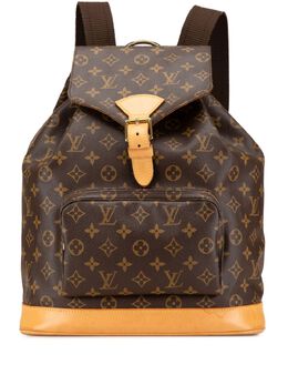 Louis Vuitton Pre-Owned: Коричневый рюкзак 