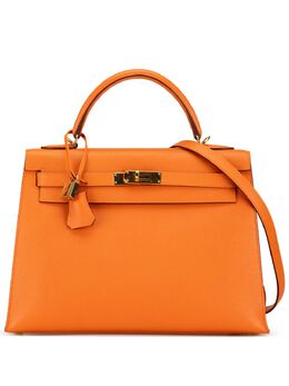 Hermès Pre-Owned: Оранжевая сумка 