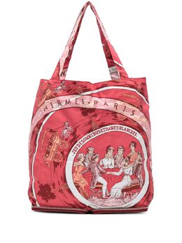 Hermès Pre-Owned: Красная сумка-шоппер 