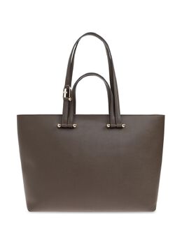 Furla: Коричневая сумка-шоппер 