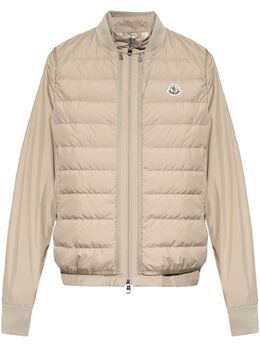 Moncler: Бежевая куртка 