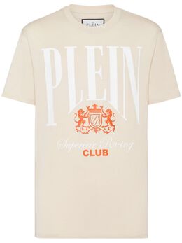 Philipp Plein: Светлая футболка 