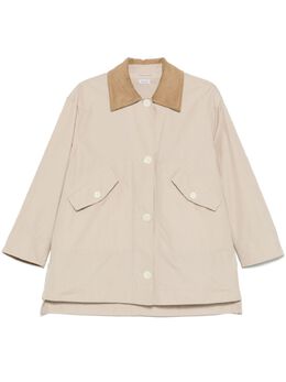 Thom Browne: Бежевое пальто 