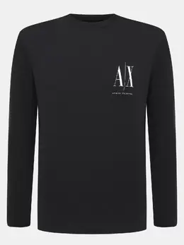 Armani Exchange: Чёрный свитшот 