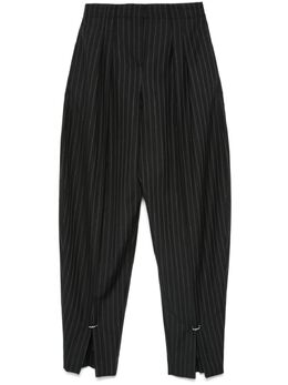 Mugler: Чёрные брюки 
