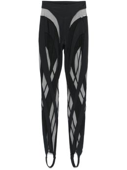 Mugler: Чёрные легинсы 