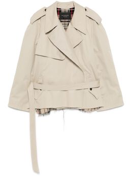Balenciaga: Светлое пальто 