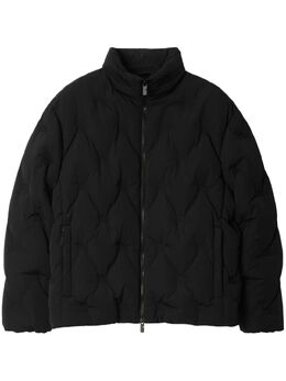Burberry: Чёрная куртка 