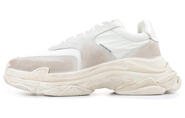 Balenciaga: Белые кроссовки  Triple S