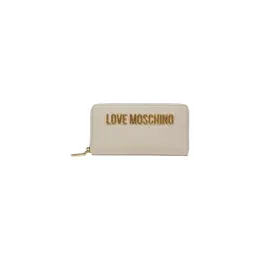 Love Moschino: Бежевый кошелёк 