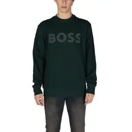 Hugo Boss: Зелёный свитер 