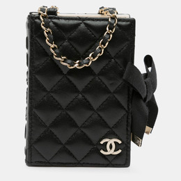 Chanel: Чёрный картхолдер 