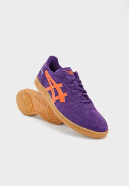 Asics: Фиолетовые кроссовки 