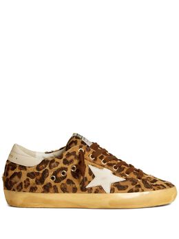 Golden Goose: Коричневые кроссовки  Super Star