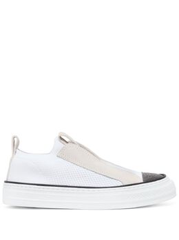 Brunello Cucinelli: Белые кроссовки  Monili
