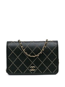 CHANEL Pre-Owned: Чёрный кошелёк 