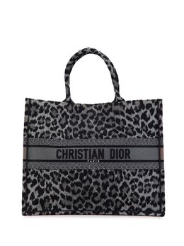 Christian Dior Pre-Owned: Сумка-шоппер с леопардовым принтом 